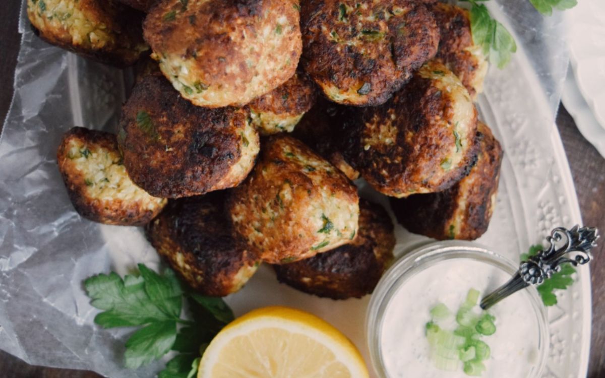 bolinho de couve flor na airfryer