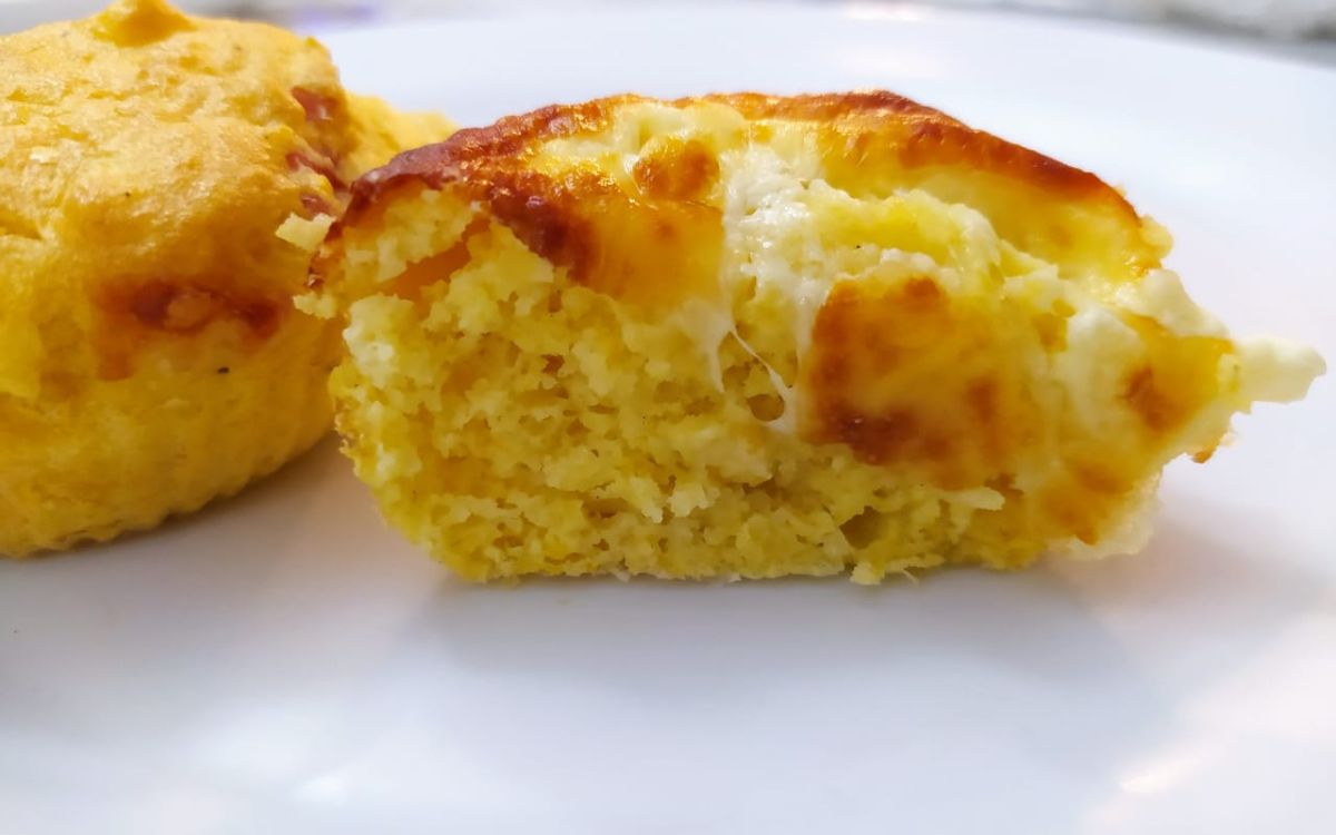 bolinho de cuscuz na airfryer