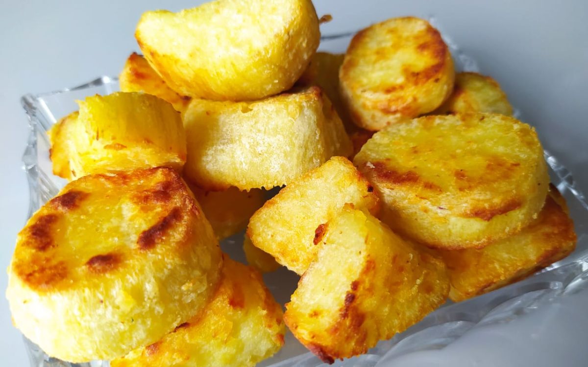 batata doce sauté na airfryer