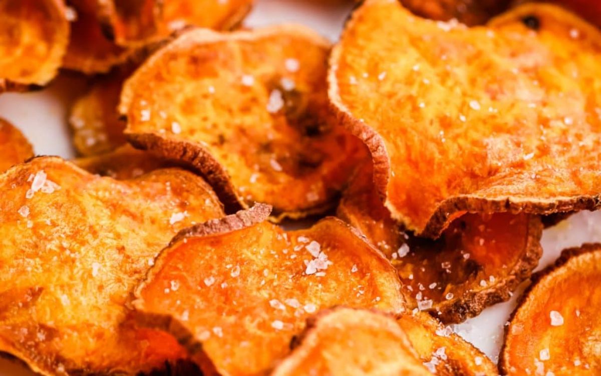 chips de batata doce na airfryer