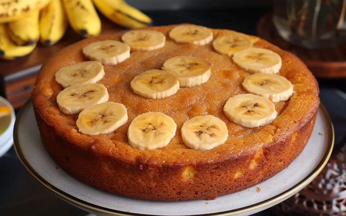 Receita de Bolo de Banana Bundt na Airfryer