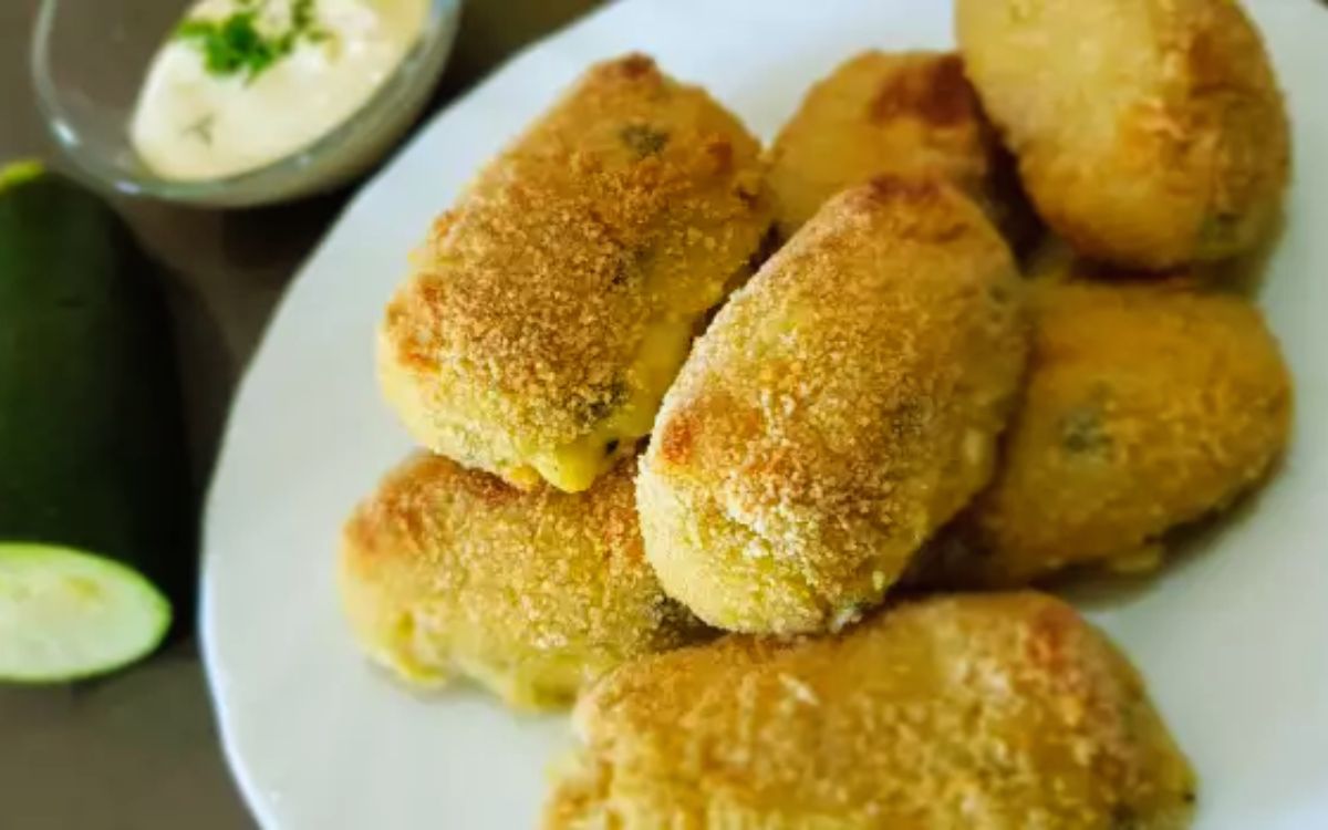 Receita de Croquete de Abobrinha na Airfryer