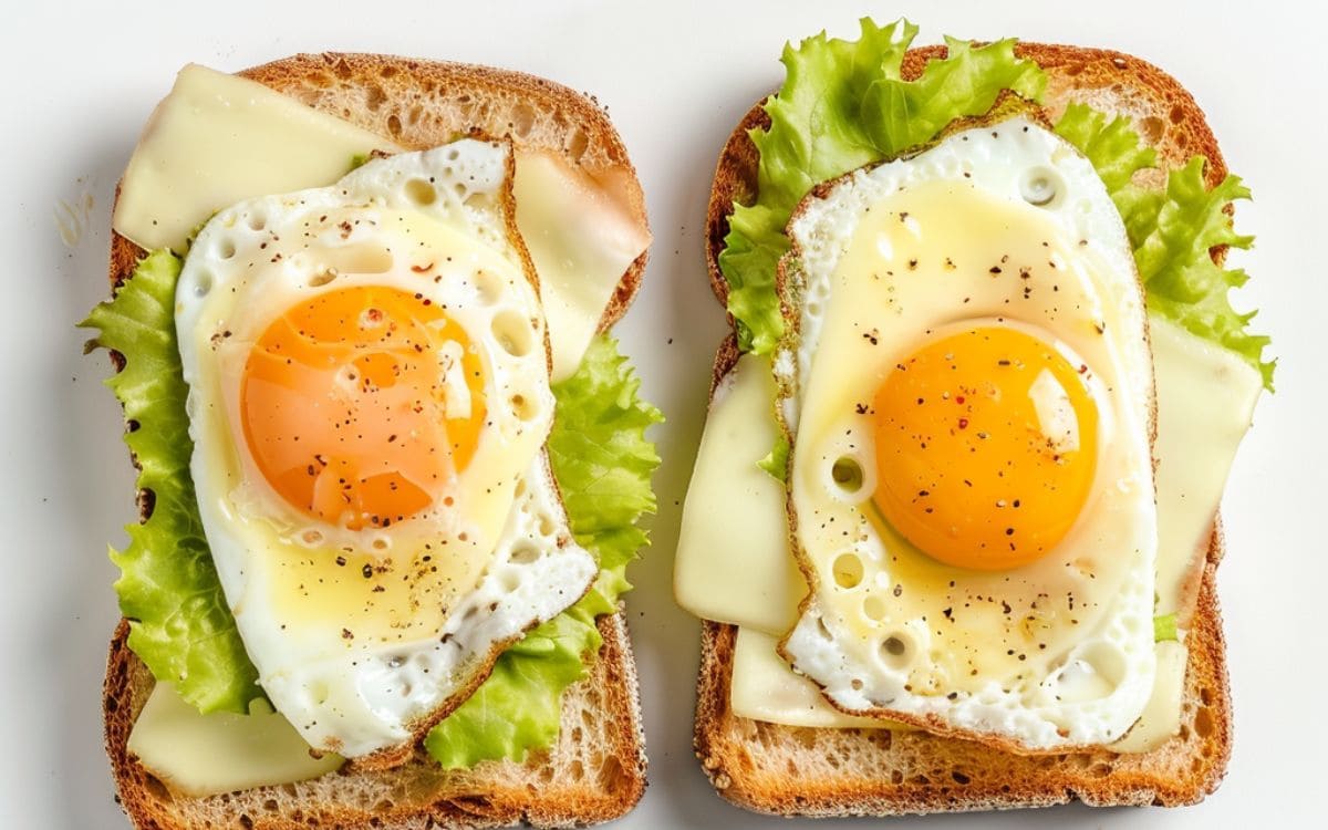 pão com ovo no ninho na airfryer