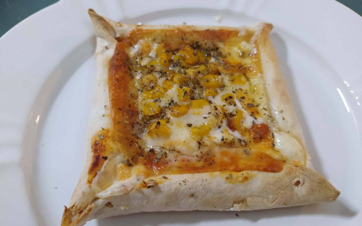 pizza quadrada de rap10 na airfryer