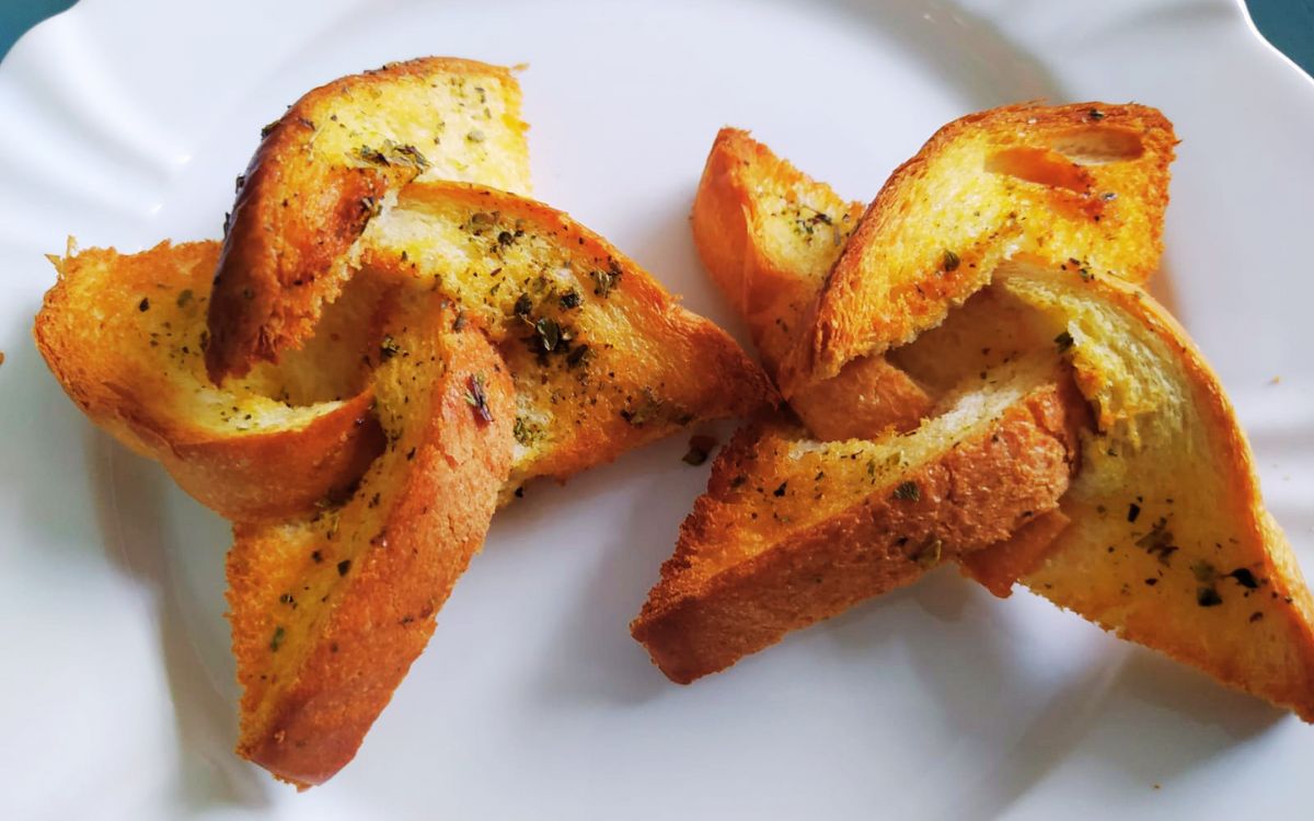 Receita de Torrada Estrela na Airfryer