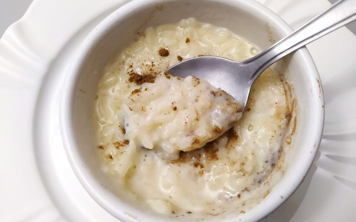 arroz doce na airfryer