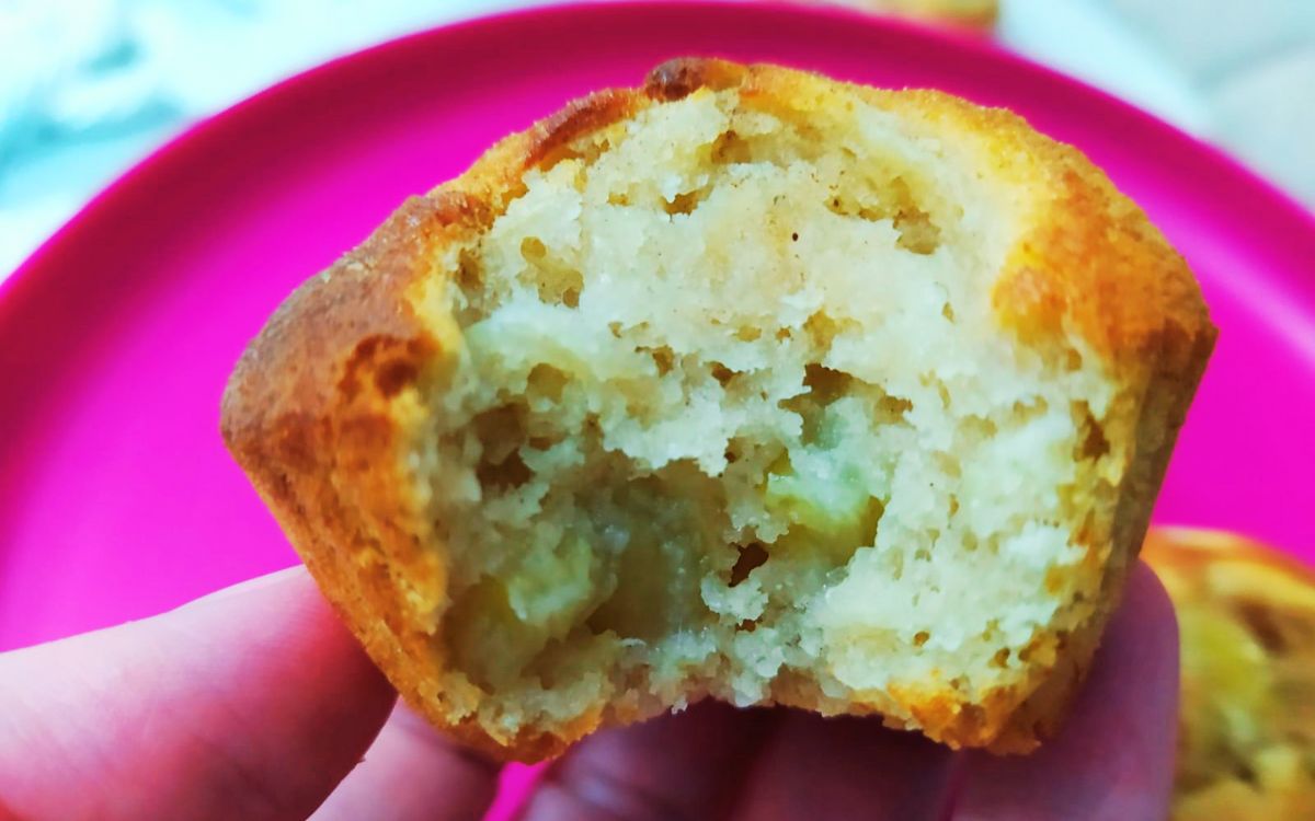 bolinho de banana e canela na airfryer