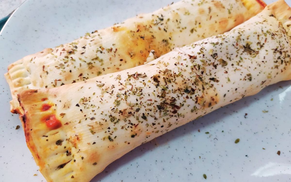 Receita de Enroladinho de Massa de Pastel na Airfryer