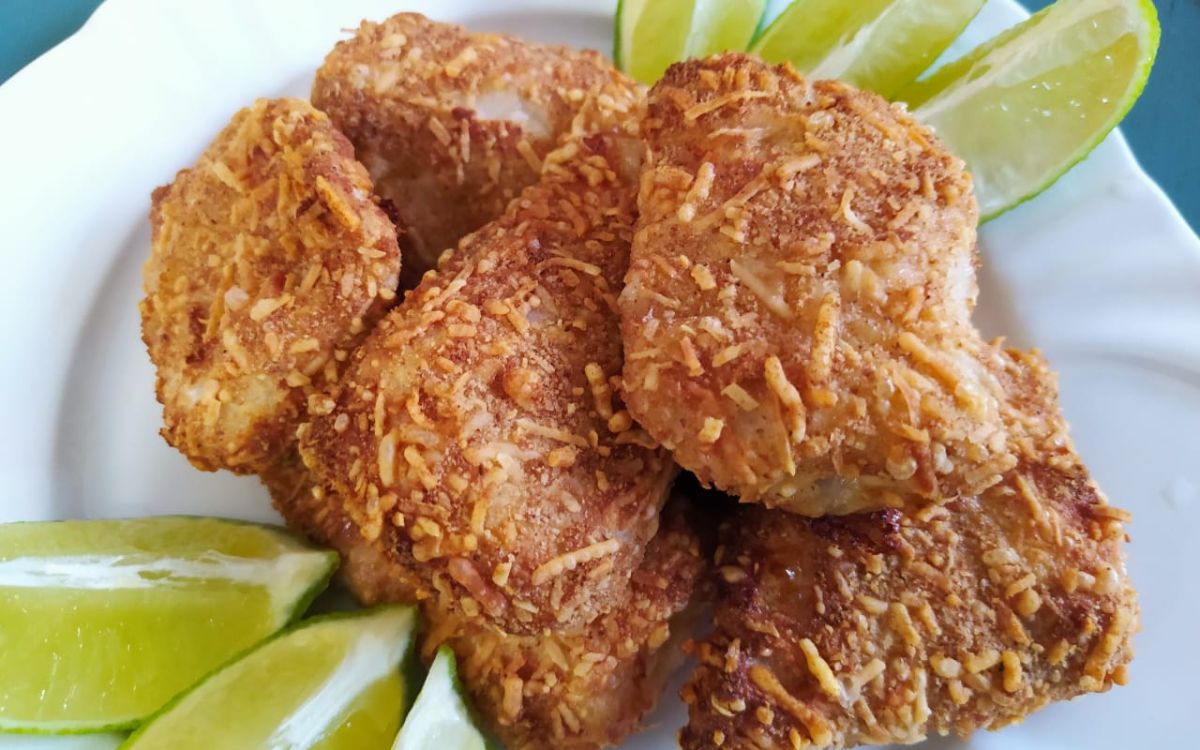 Receita de Peixe com Parmesão na Airfryer