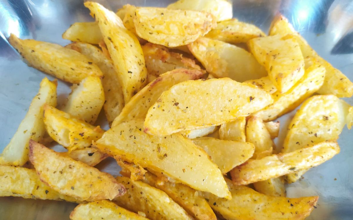 Receita de Batata Frita Crocante na Air Fryer