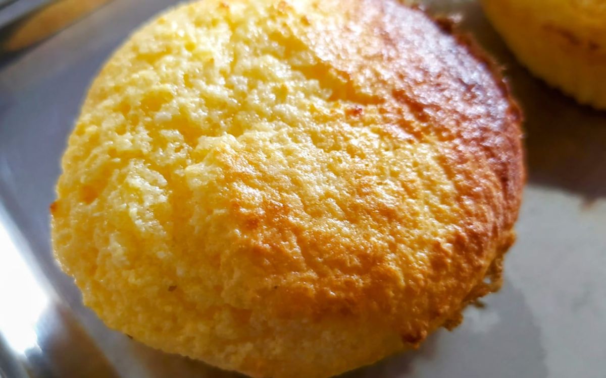 bolinho de milharina na airyfryer