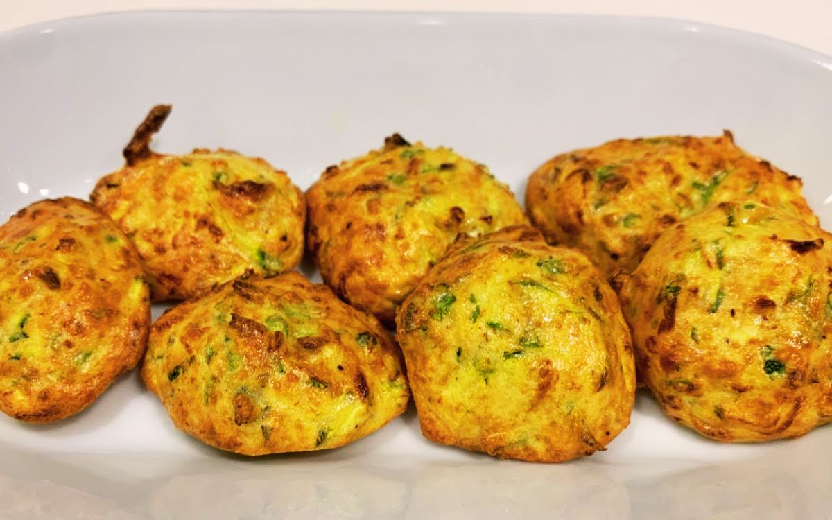 bolinho de abobrinha na air fryer