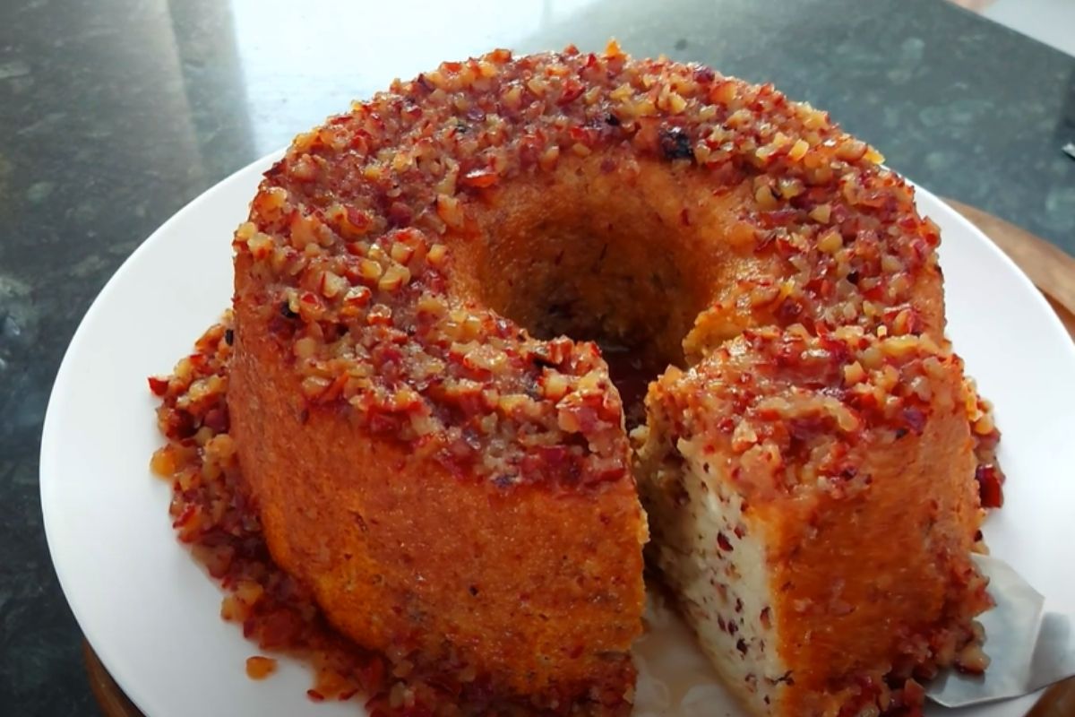 bolo de pinhão