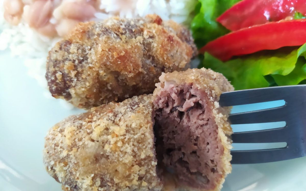 croquete de carne na airfryer