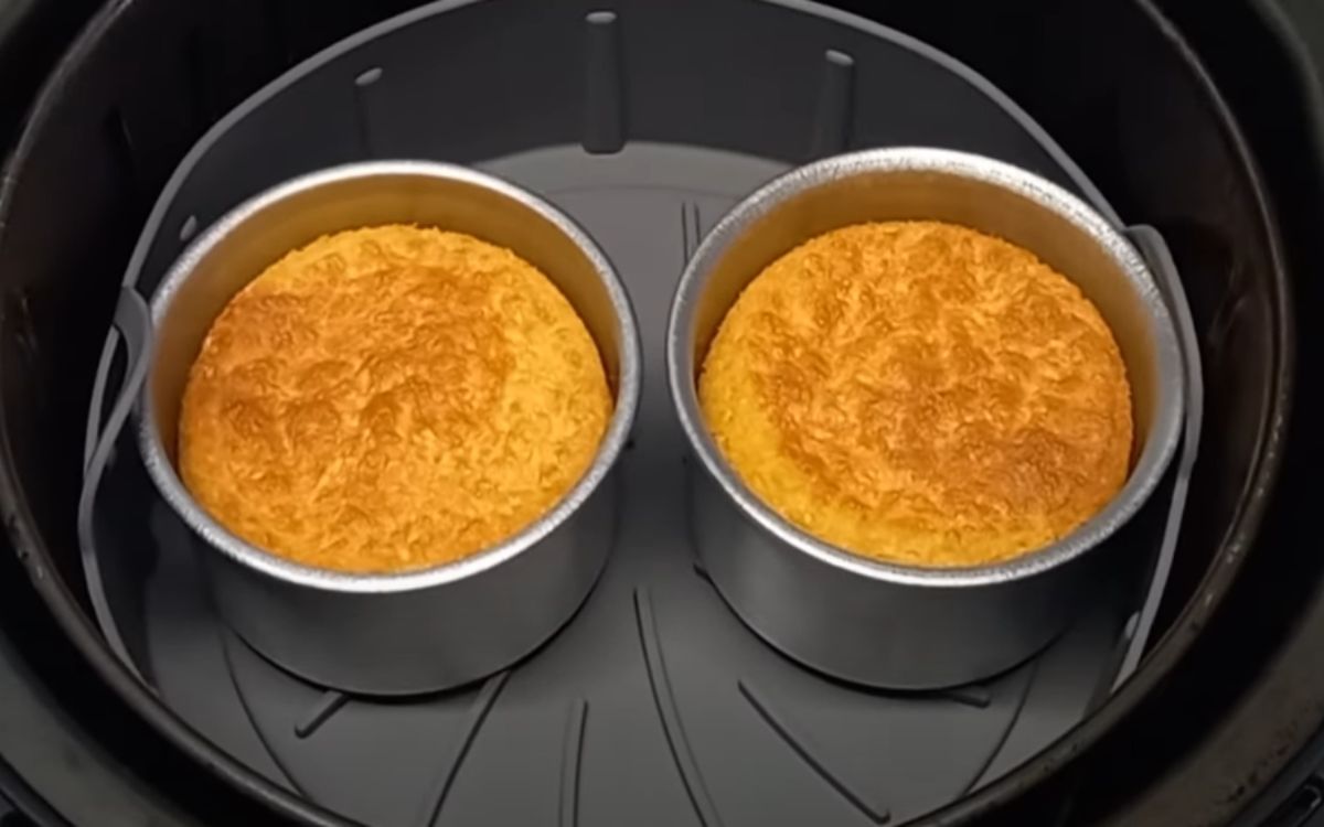 pão de flocão na airfryer