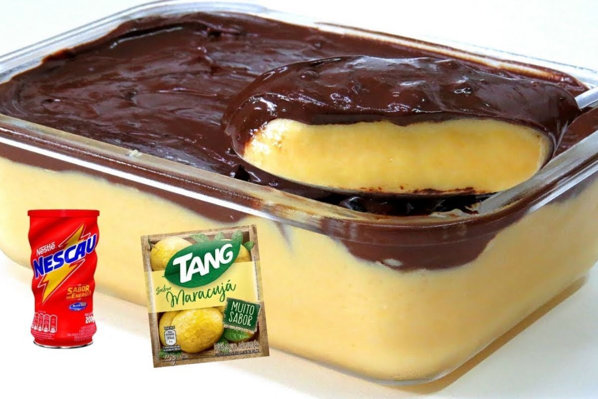 sobremesa de tang com nescau