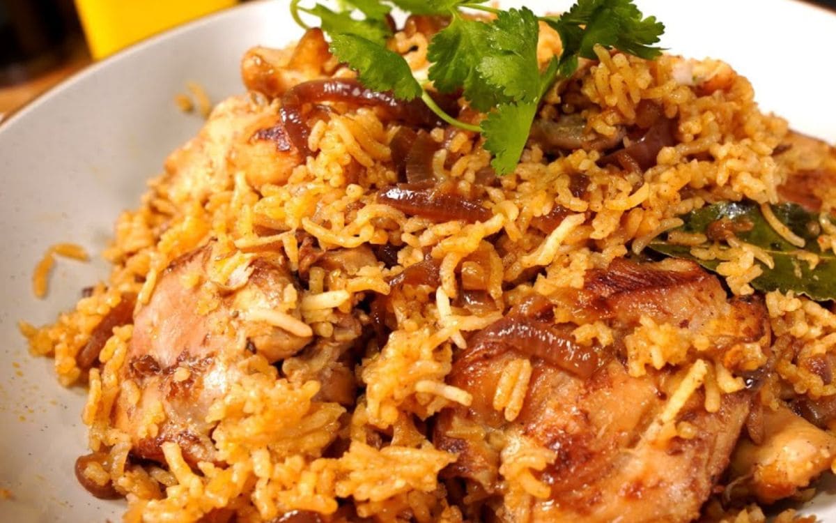 arroz com frango