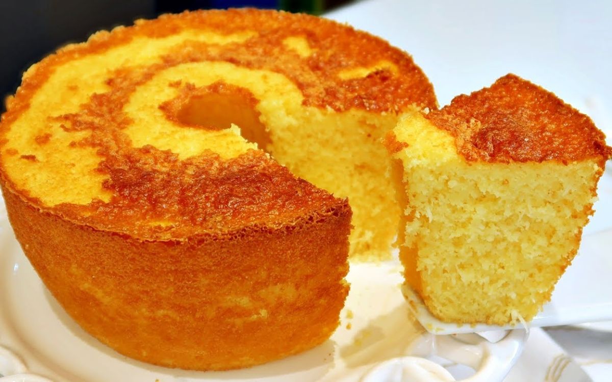 bolo de arroz cru