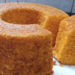 bolo de cenoura com flocão de milho