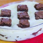 escondidinho de brownie