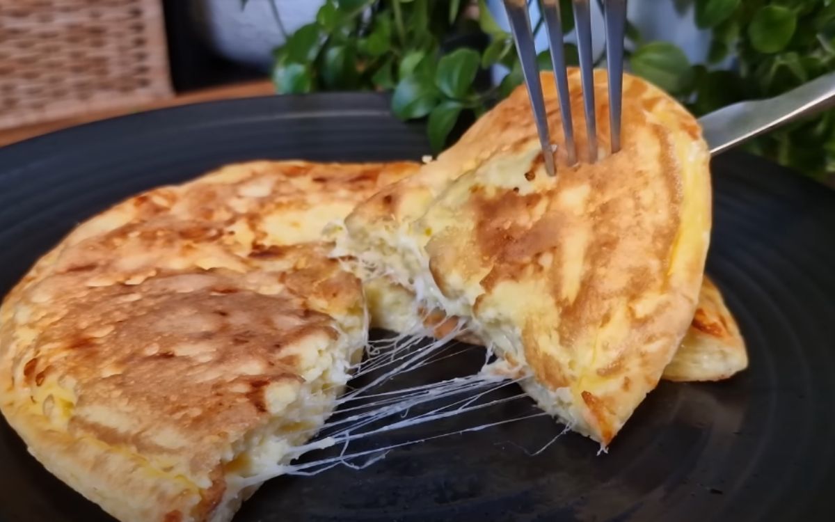 pão de queijo de frigideira