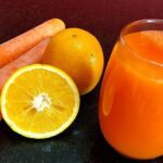 suco de laranja com cenoura