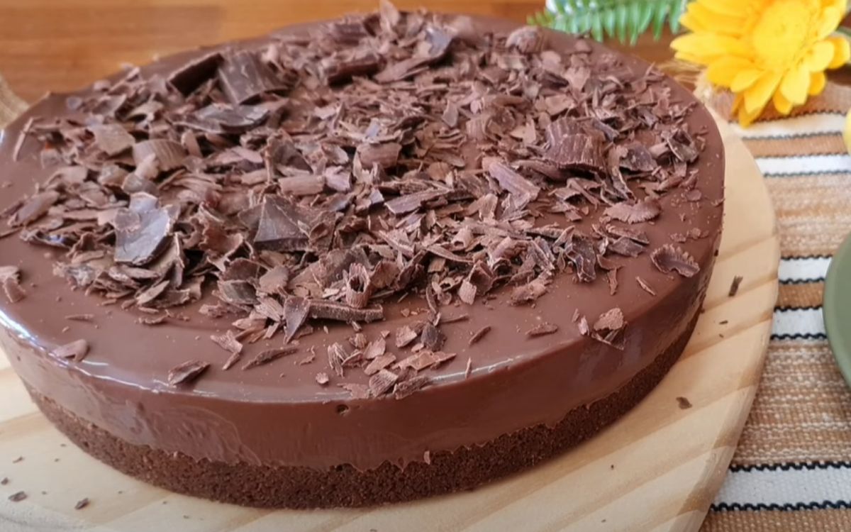 torta de chocolate cremosa