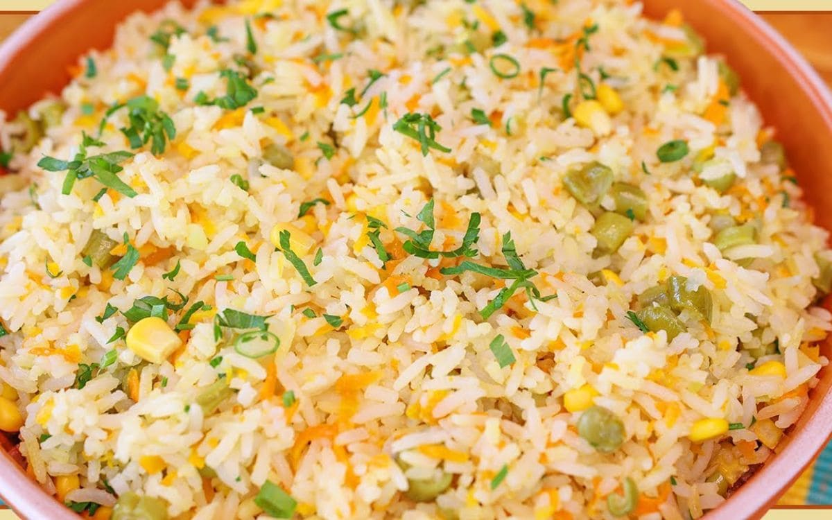 arroz com legumes