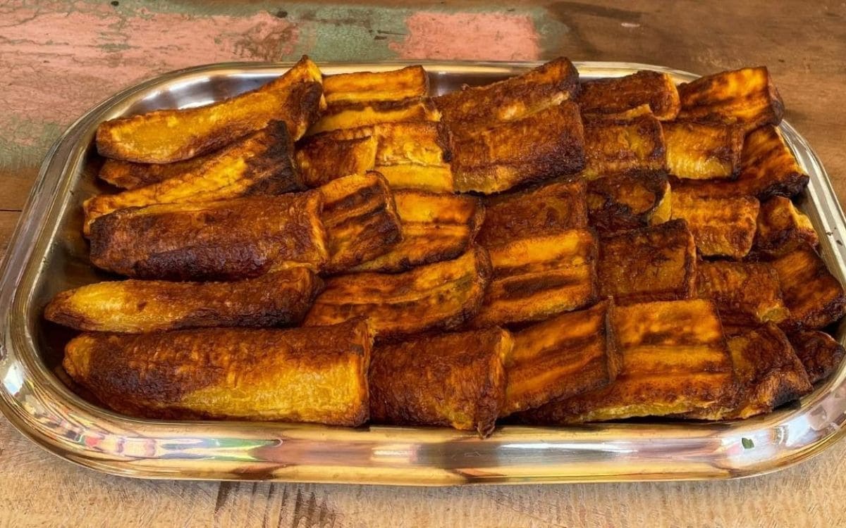 banana da terra frita na air fryer