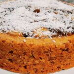 bolo de aveia com banana e coco