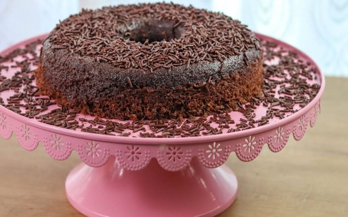 bolo de chocolate de micro-ondas