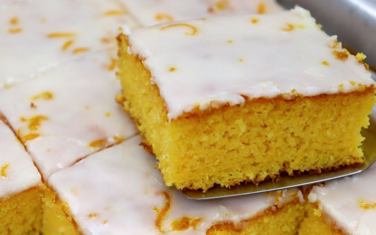 bolo de fubá com laranja