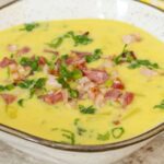 caldo de batata com bacon