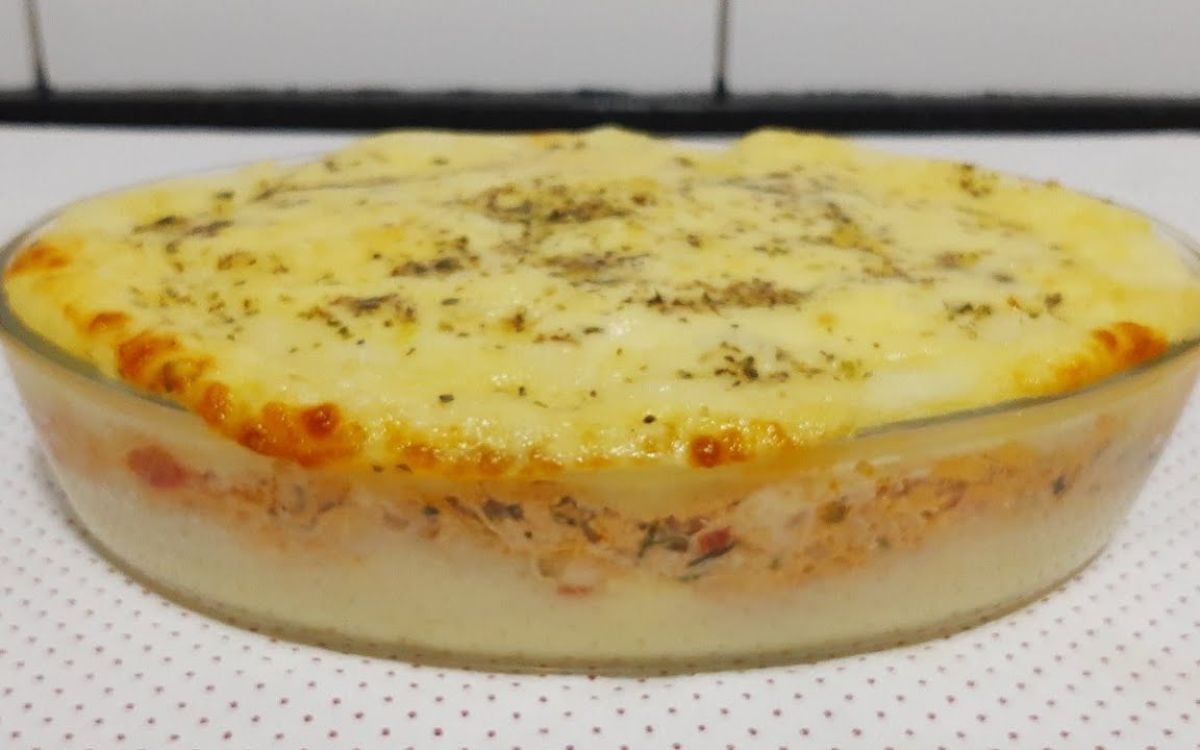 escondidinho de frango com pure de batata