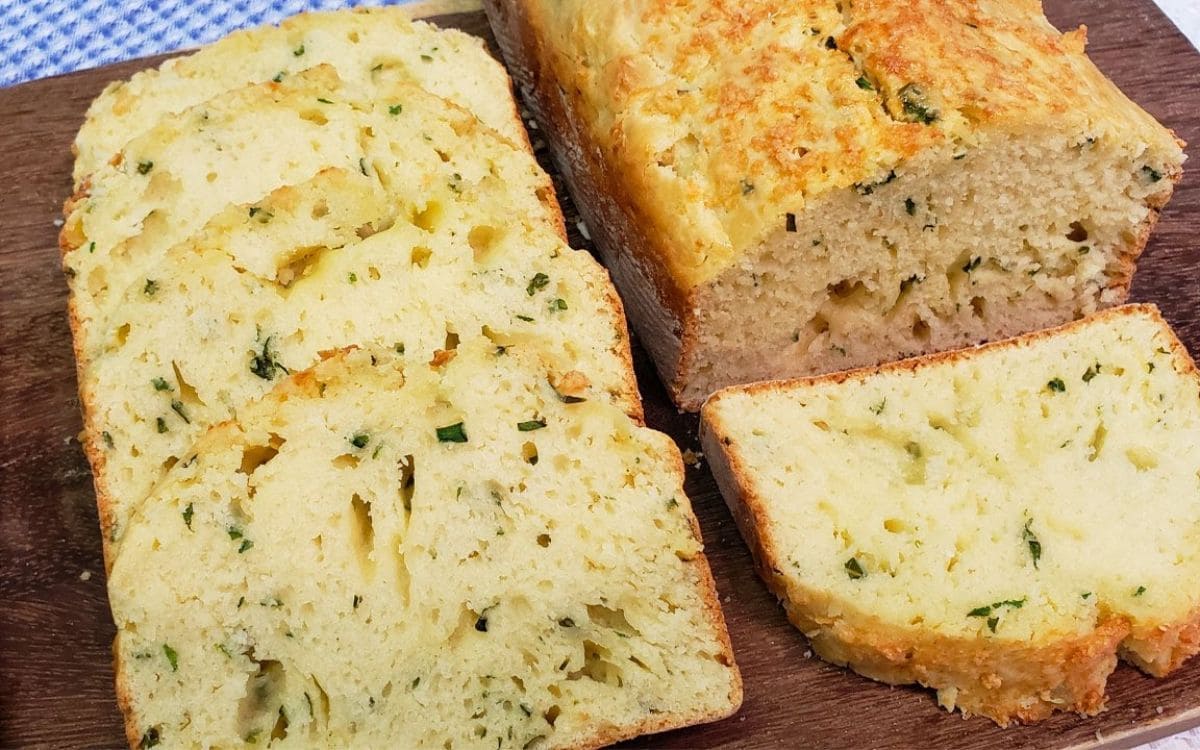 pão com fermento de bolo