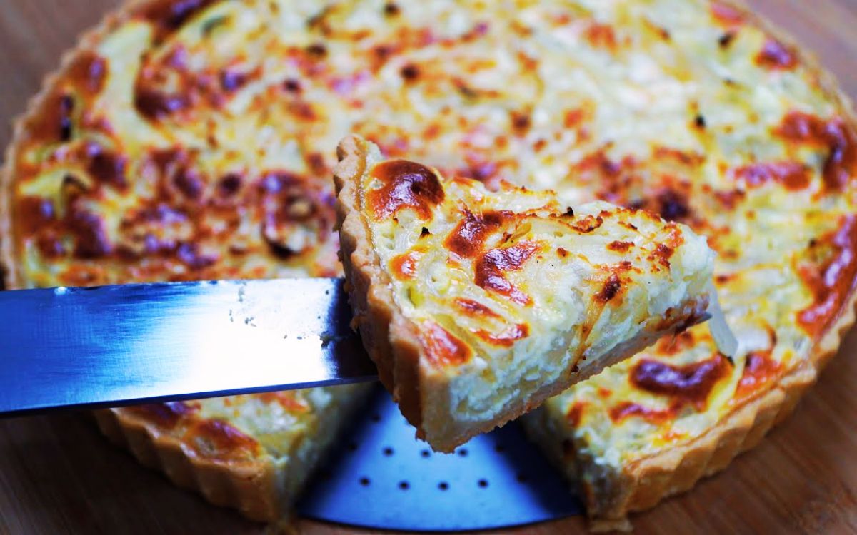 quiche de cebola