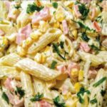 salada de macarrão penne