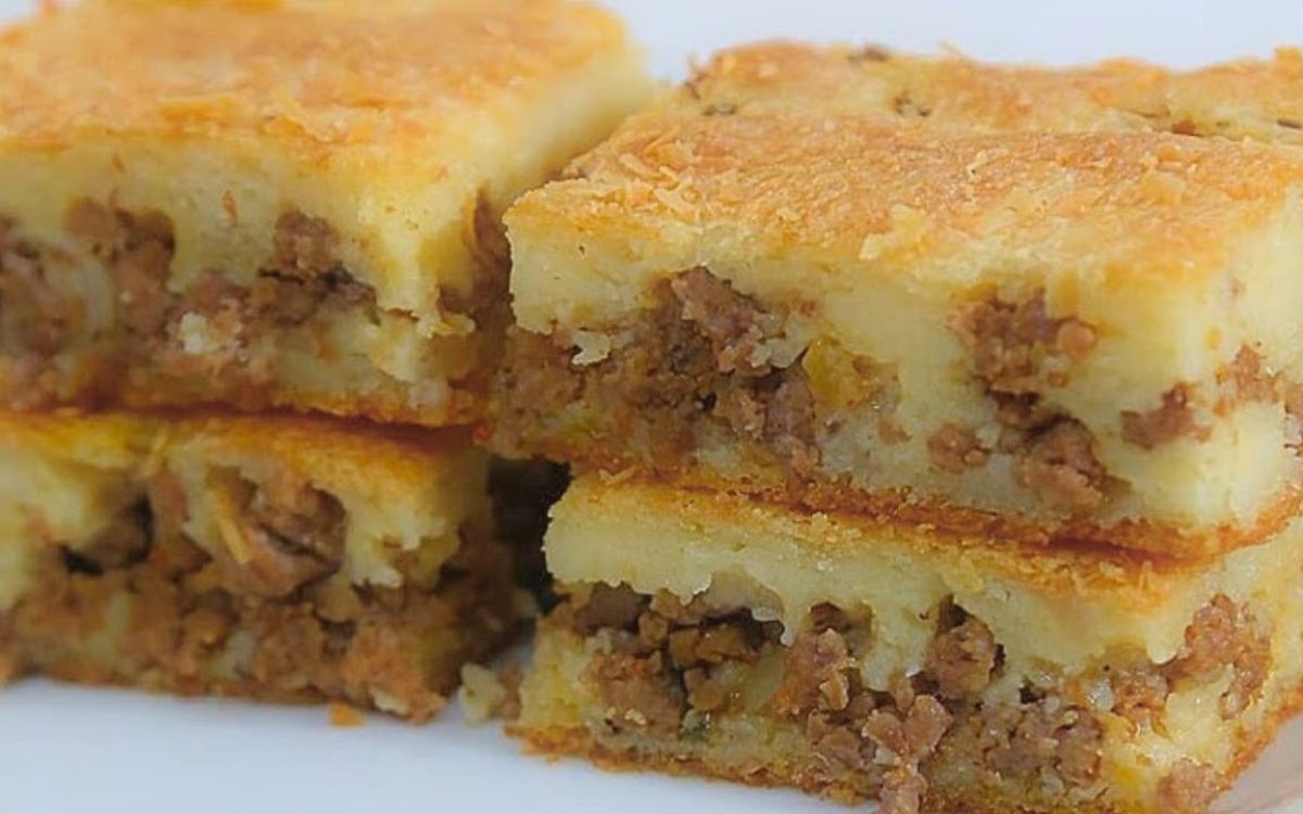 torta de carne moída