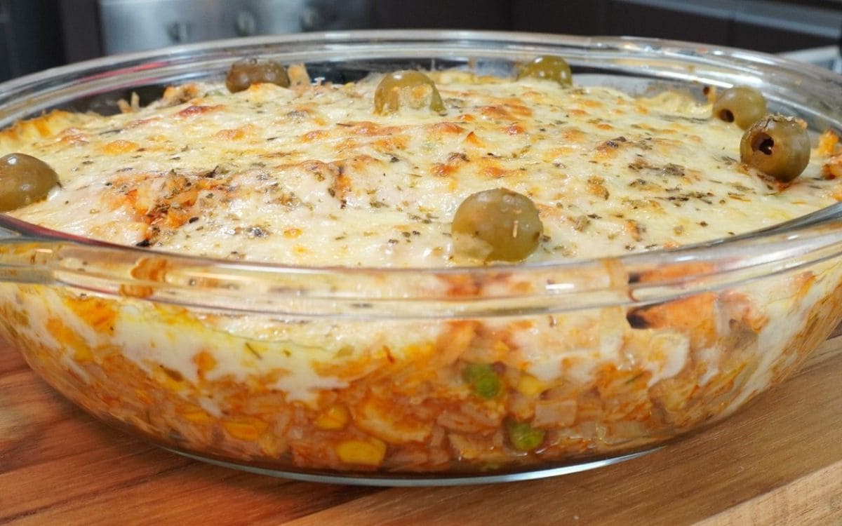 arroz de forno com frango