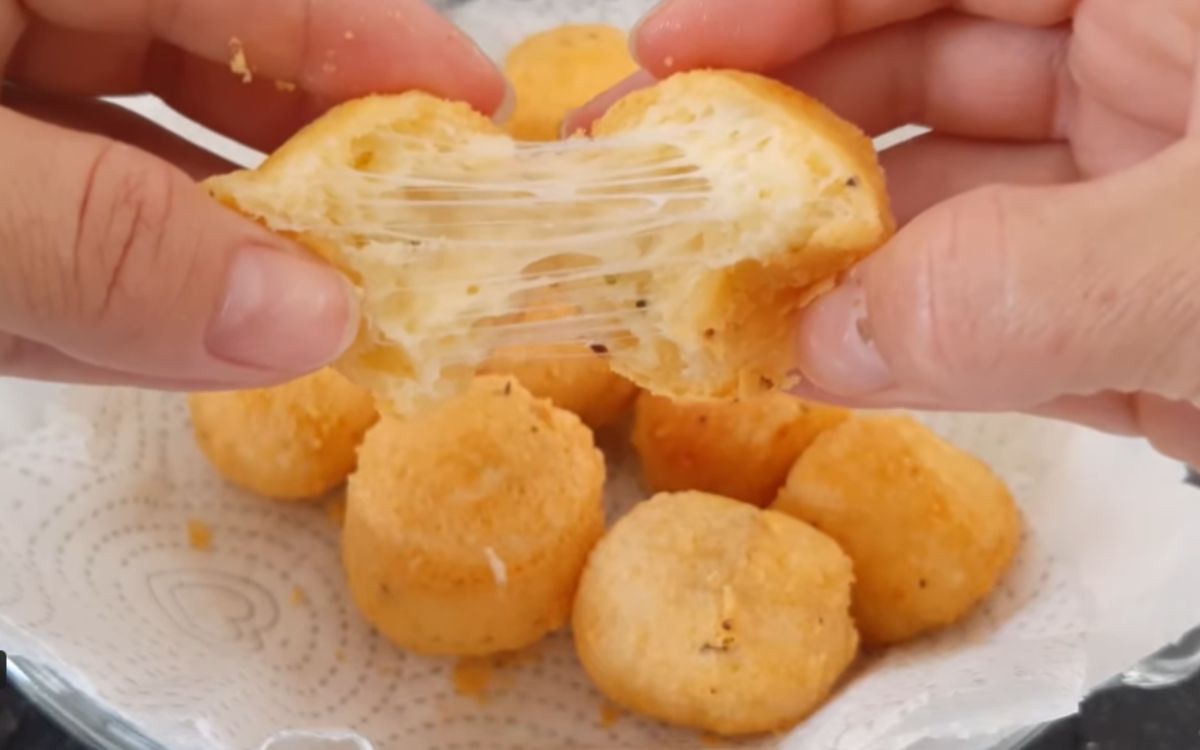 bolinha de queijo com maizena