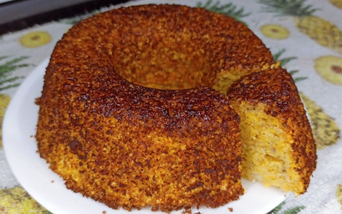 bolo de flocão