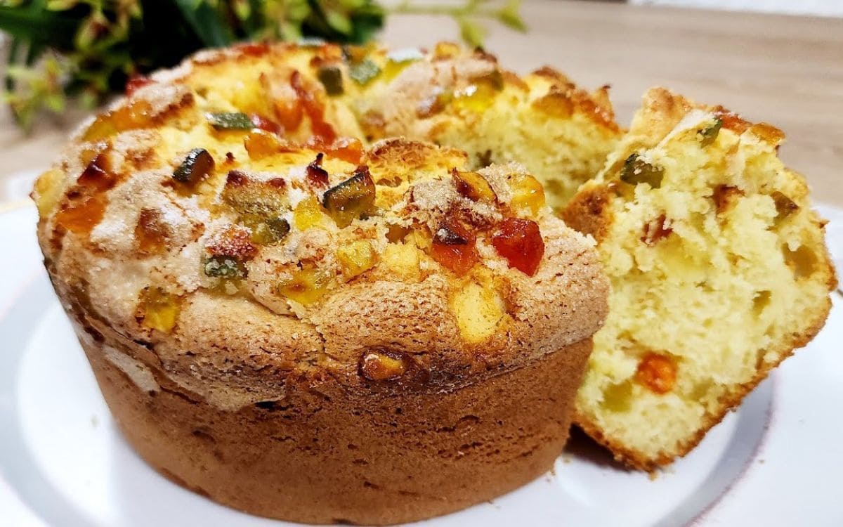 Receita de Bolo de Frutas