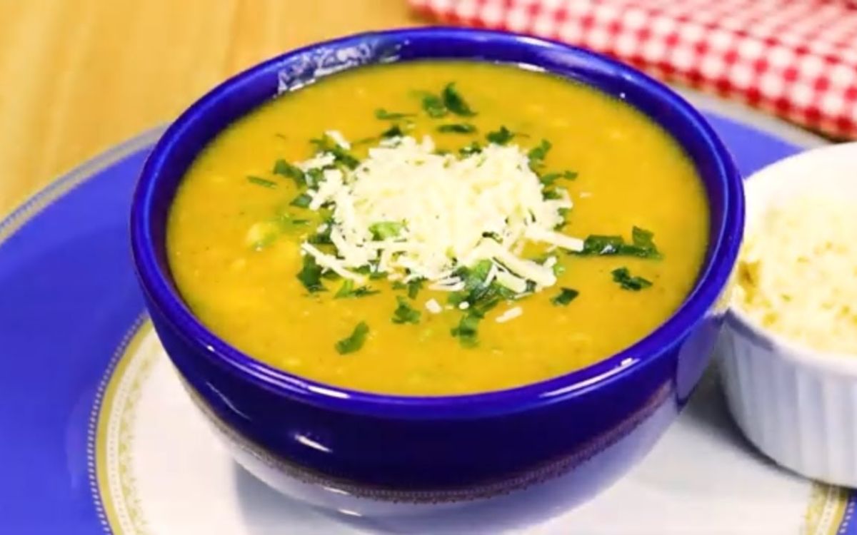 Receita de Caldo de Batata com Frango