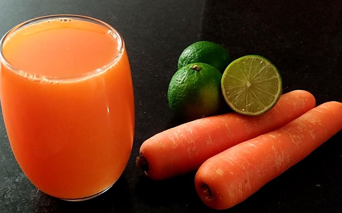 suco de cenoura com limão