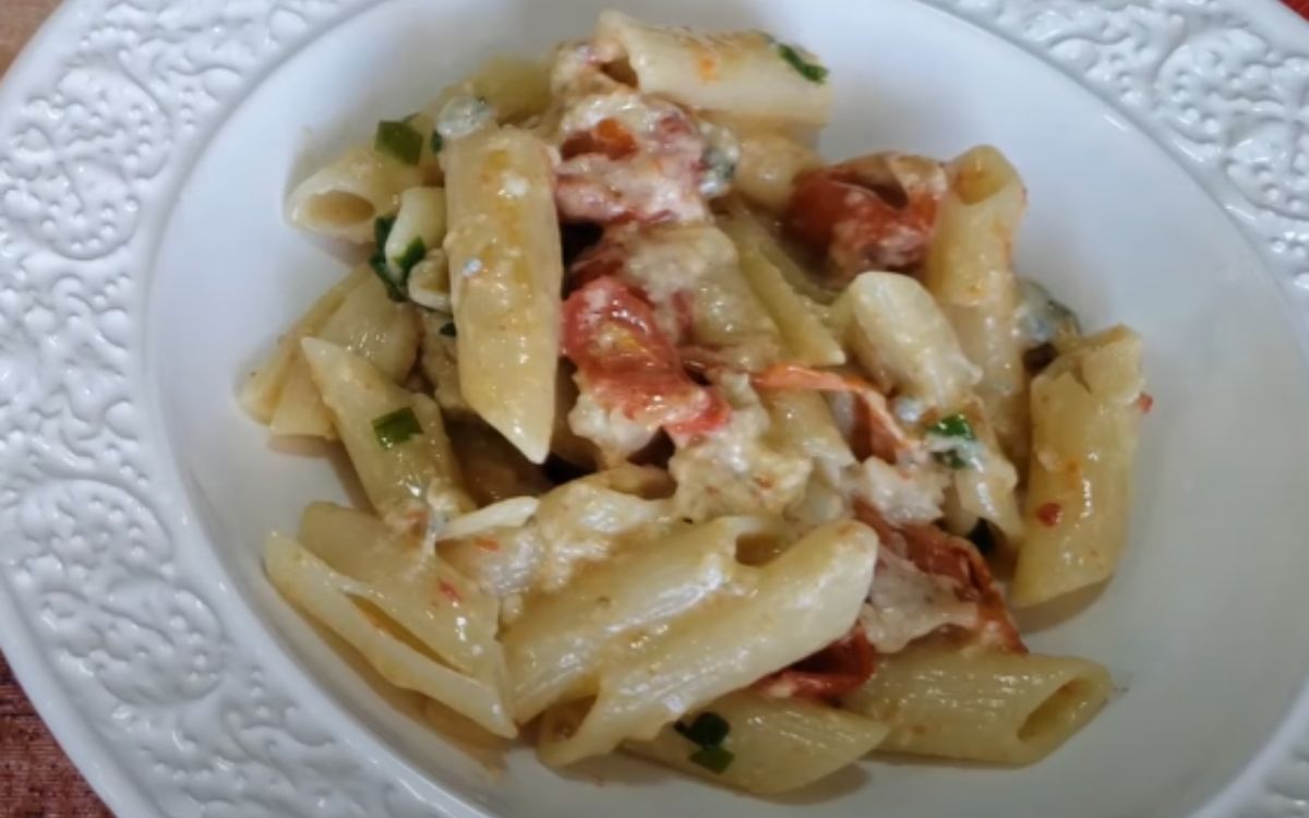 Macarrão com Brie e Gorgonzola